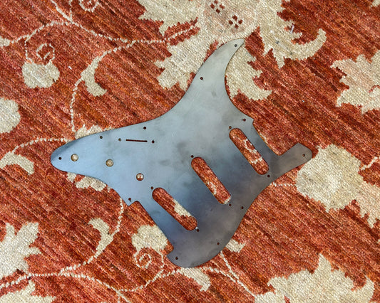 Billy Hill Custom Stratocaster Laser Cut Steel Pickguard Prototype