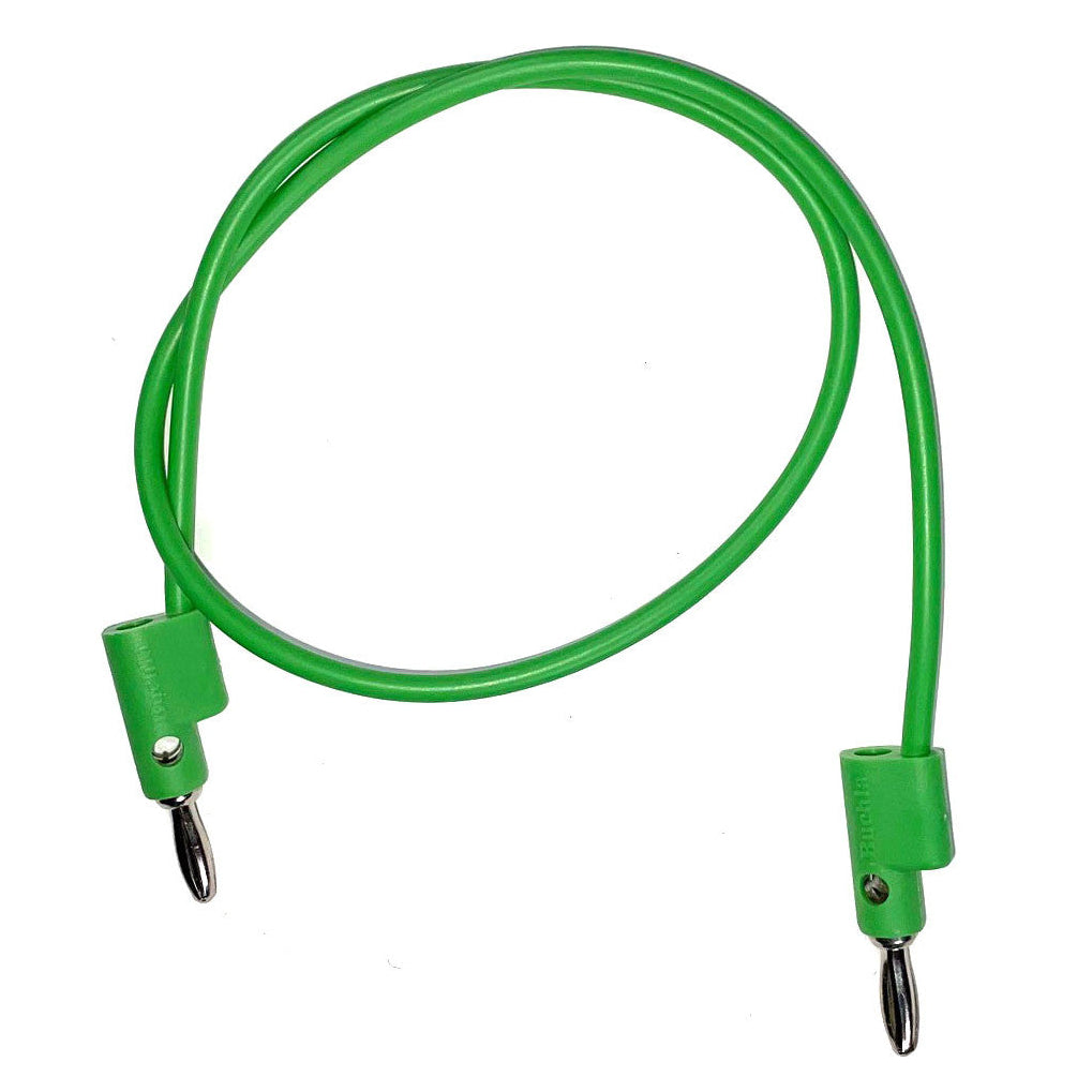 Buchla Banana Cable 20"/50cm - Green Patch Cable