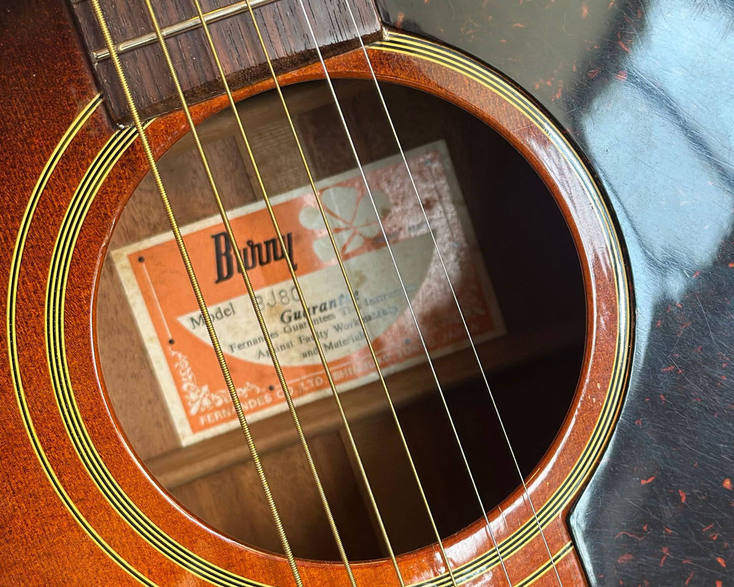 1970s Burny BJ80 Slope Shoulder J-45 Style Acoustic 🇯🇵