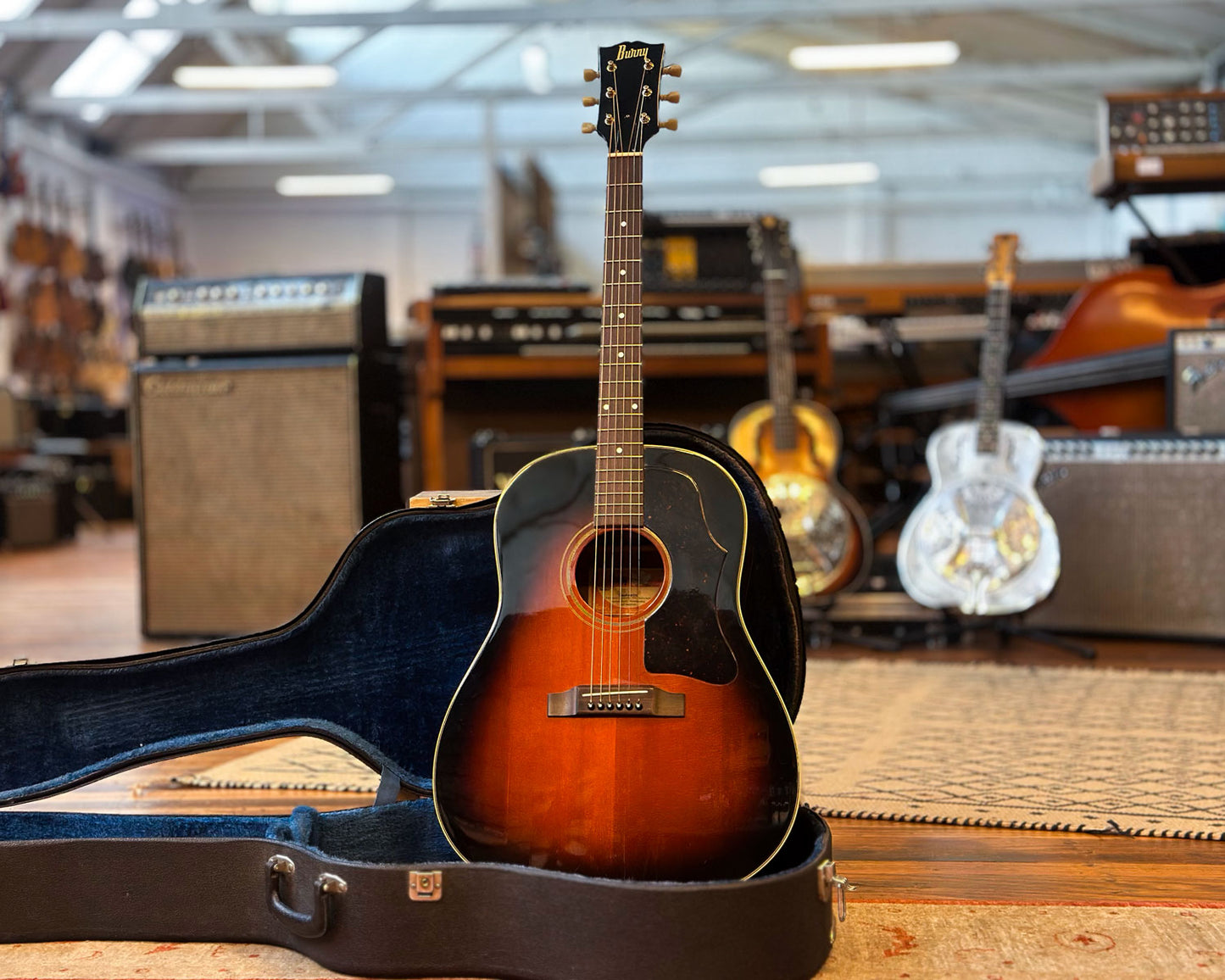 1970s Burny BJ80 Slope Shoulder J-45 Style Acoustic 🇯🇵