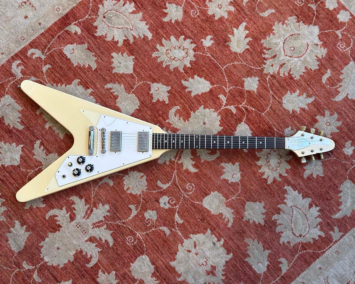 Vintage 1980s Burny FV-600 MIJ Flying-V