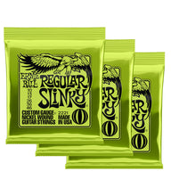 Load image into Gallery viewer, Ernie Ball 3 Pack Regular Slinky Nickel Wound Electric Guitar Strings - 10-46 Gauge
