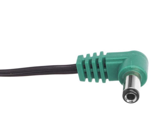 CIOKS 4030 Type 4 - 5.5/2.5mm DC-plug Centre Positive L-shape 30cm (Green)