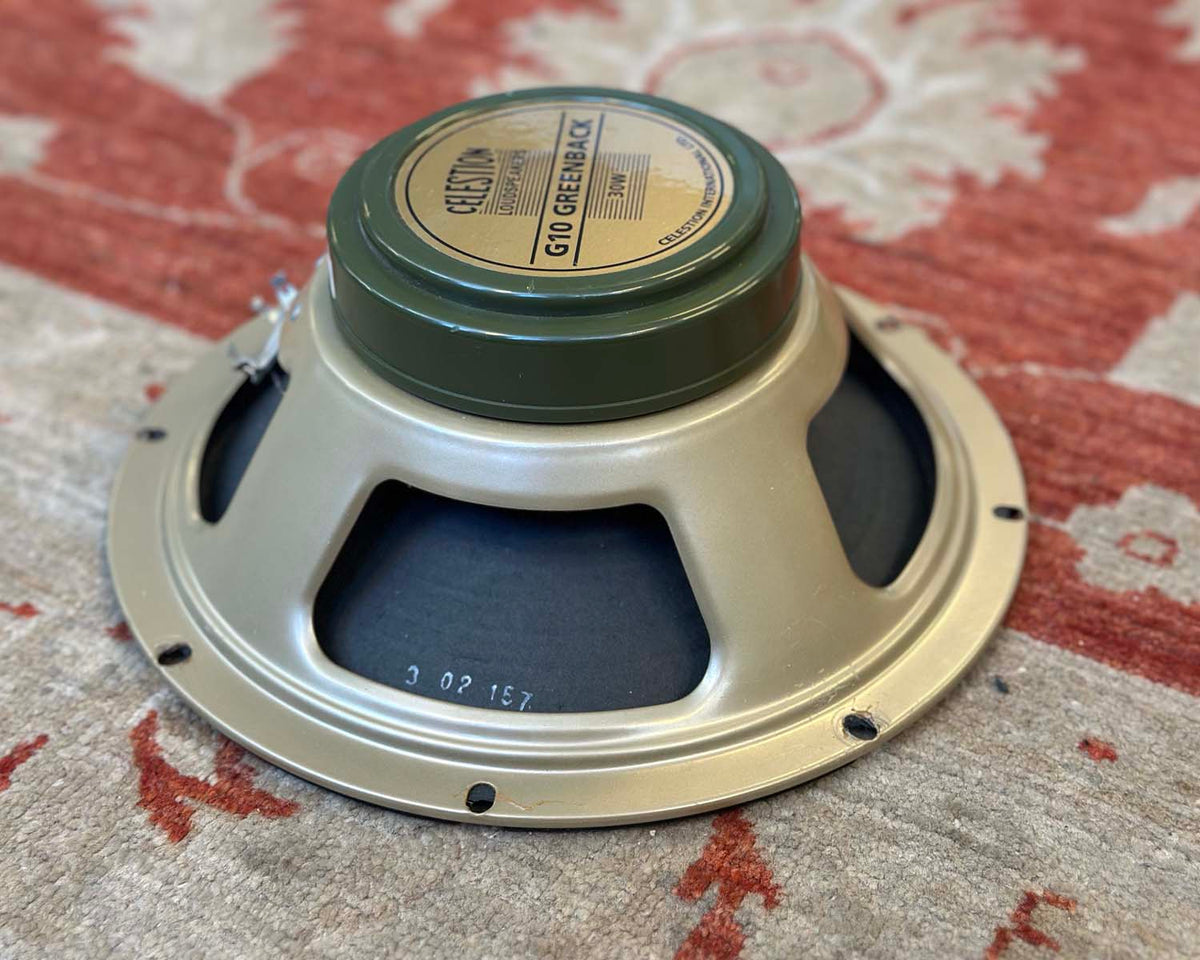 Celestion G10 Greenback T5647: Classic Series 10" 30 Watts 8Ω Speaker