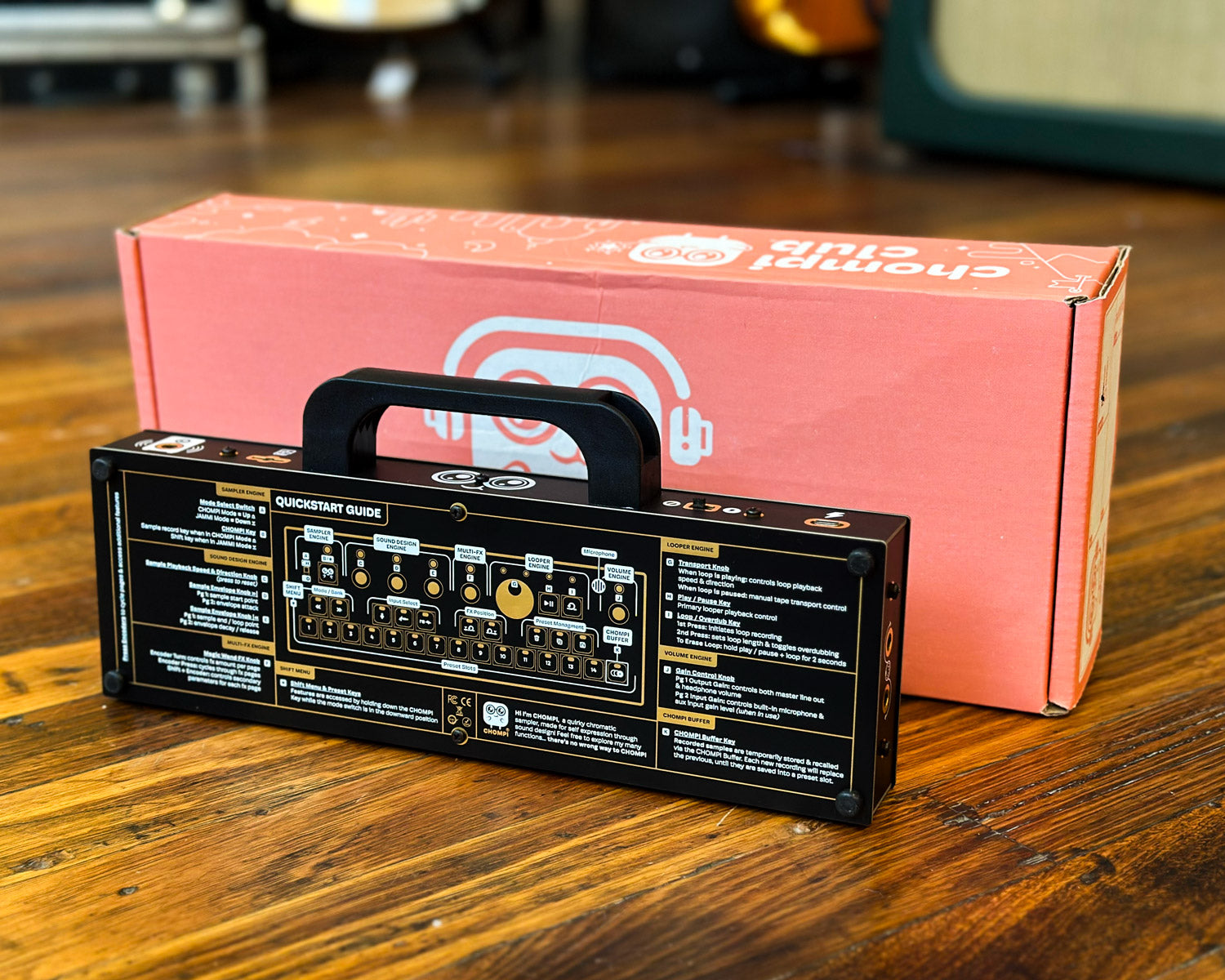 CHOMPI Sampler 動作確認済み The Chompi sampler has munched through its funding target