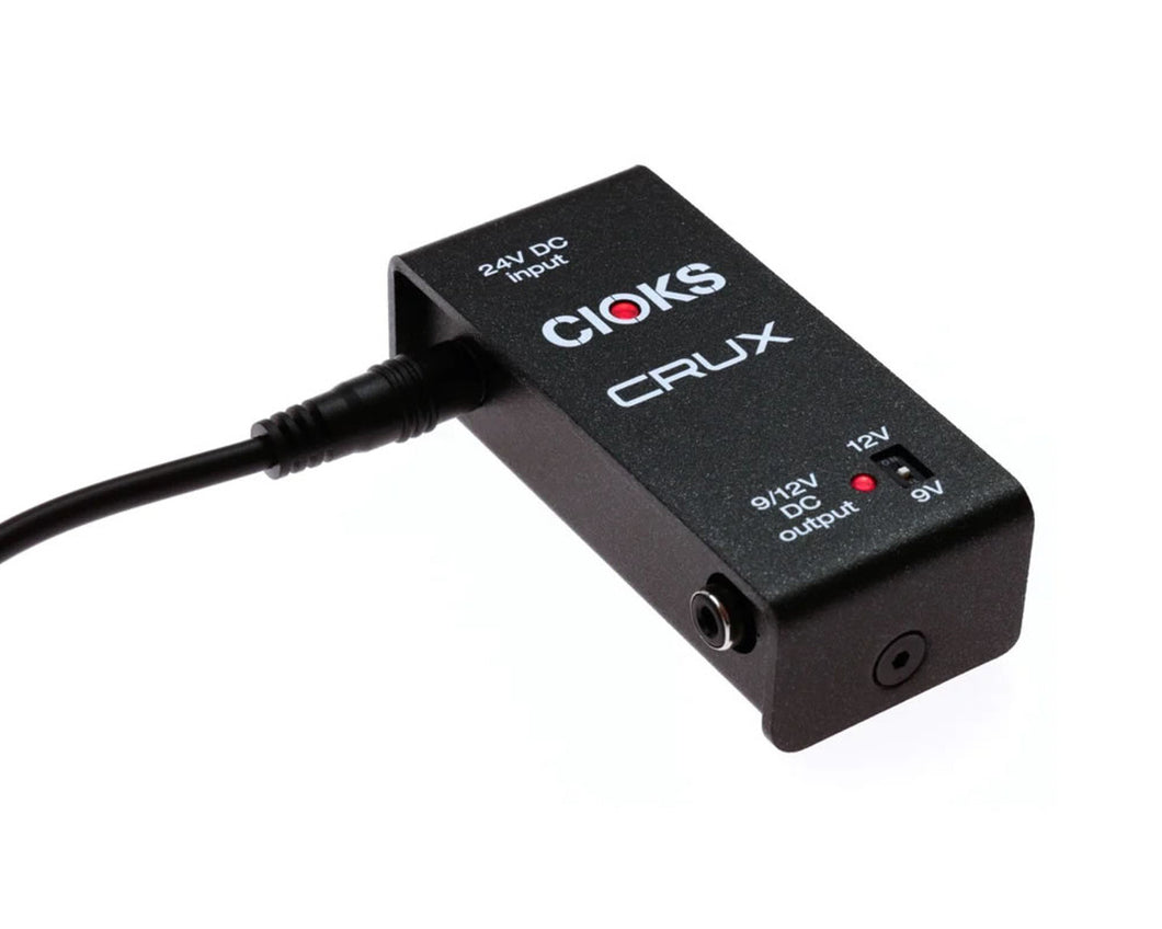 Cioks CRUX High-Current Power Supply with Isolated Isolated 9V or 12V Outputs