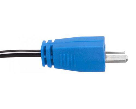 Cioks Type 7 - 2-pin DIN2 plug, I-shape, 50cm (blue)