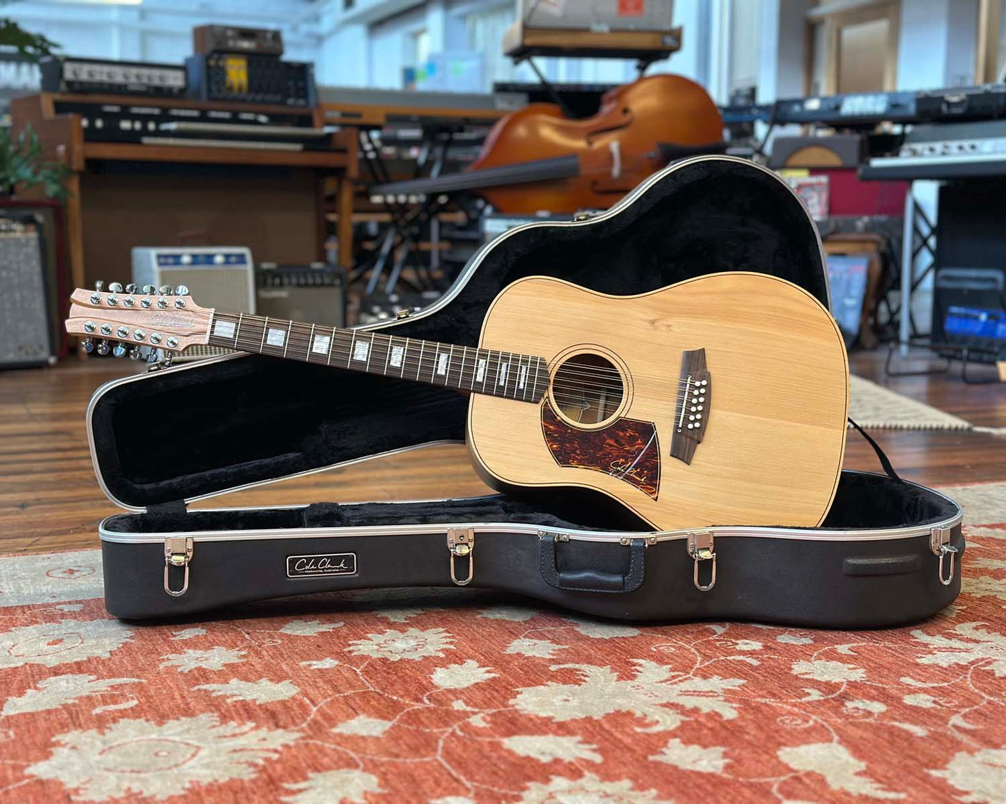 Cole Clark FL1A-12-LH Fat Lady 12-String Left-Handed Acoustic-Electric Guitar