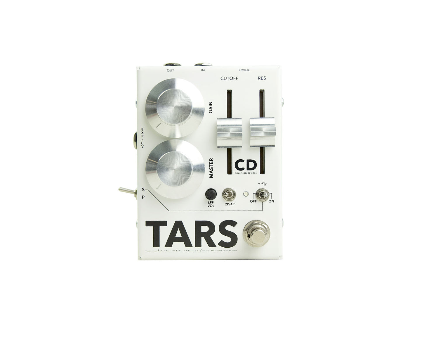 Collision Devices Tars Fuzz Filter - White w/Silver Knobs