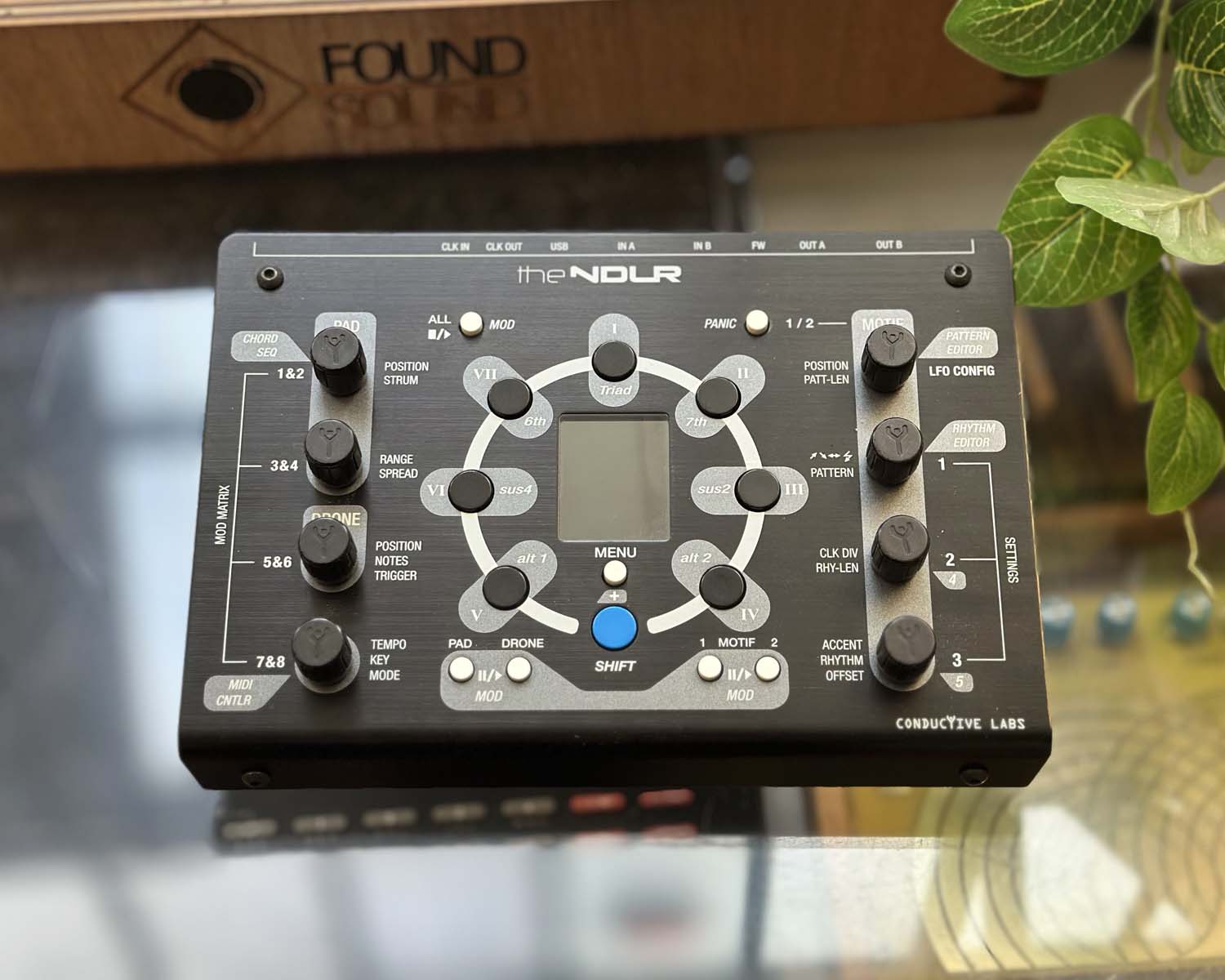 thumbnail image 2 of The NDLR Multi-part Polyphonic Interval MIDI Sequencer Groove Box 2 Sequenced Arpeggiators Chord And Drone Player 2 Midi In And Out Ports 4 Usb Midi Ports Includes Usb Cable 2 of 12