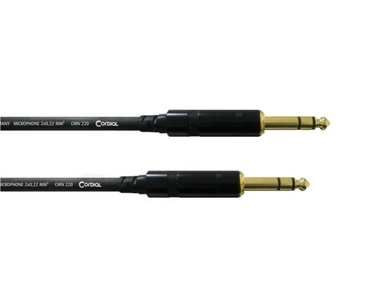 Cordial Essentials REAN 1/4" TRS to Same Balanced Cable (6m)