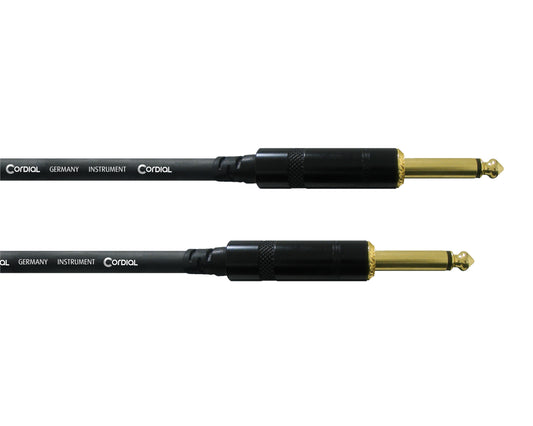 Cordial Essentials REAN 2 x plug 6.3 mm mono gold 6.0m