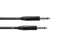 Load image into Gallery viewer, Cordial Select NEUTRIK 2x Plug 6.3mm Mono Black (9m)
