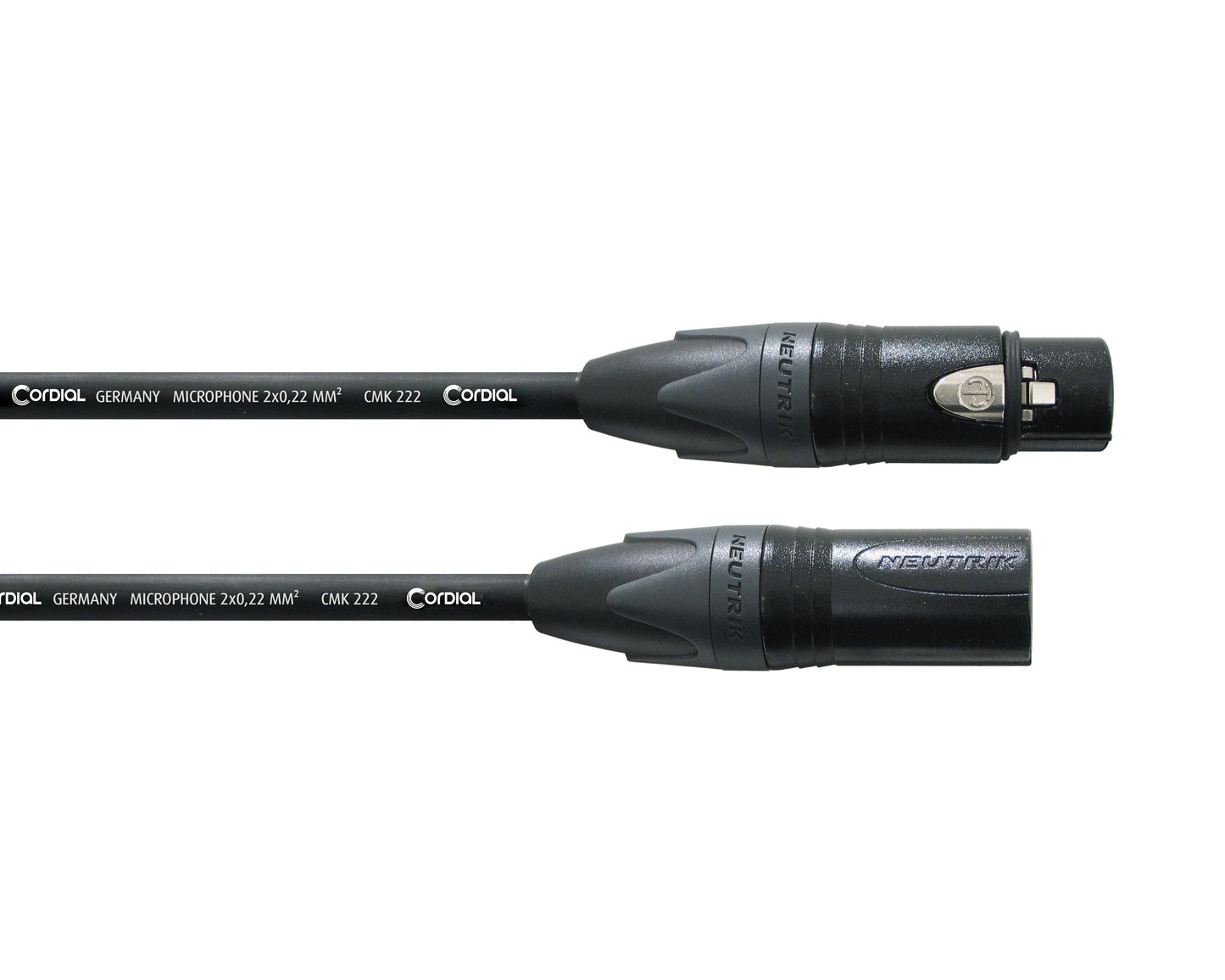 Cordial Select NEUTRIK XLR Female Black to XLR Male Black (3m)