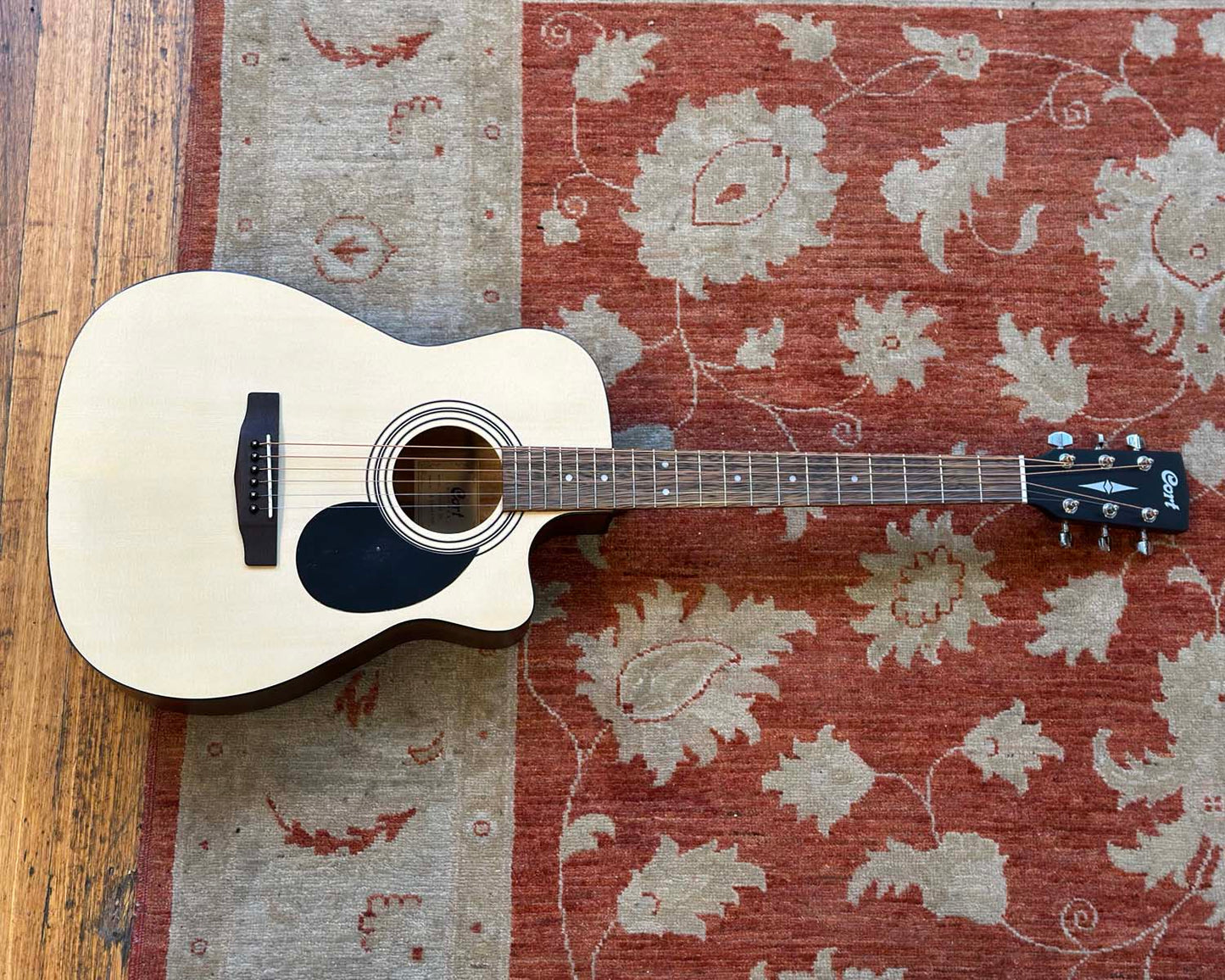 Cort AF515CE OP "Open Pore" Auditorium Acoustic Electric Guitar