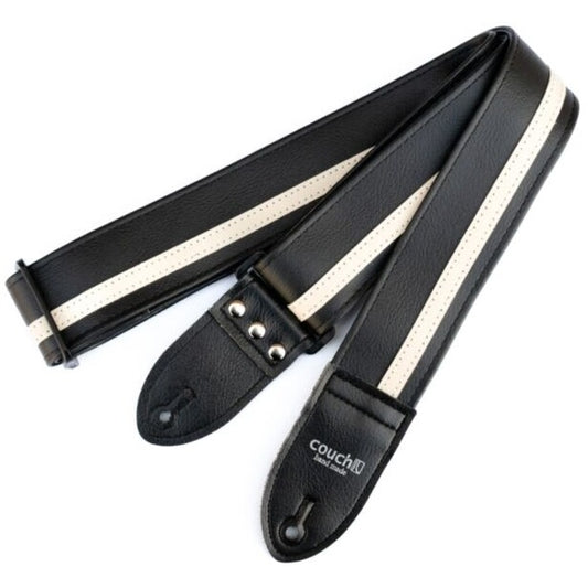 Couch Straps Racer X Black w/ White Stripe
