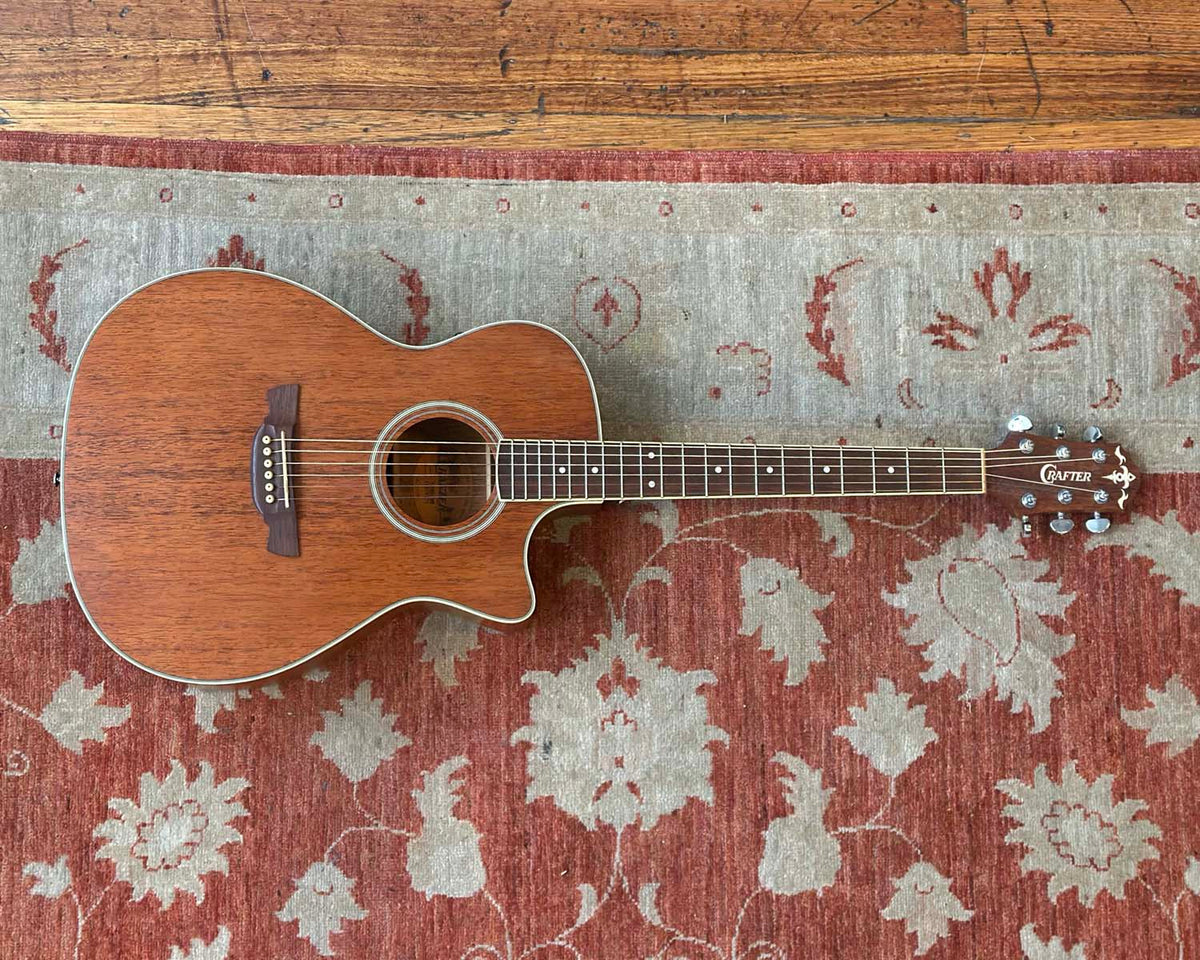 Crafter TE 6 Electro-Acoustic Steel-String Guitar
