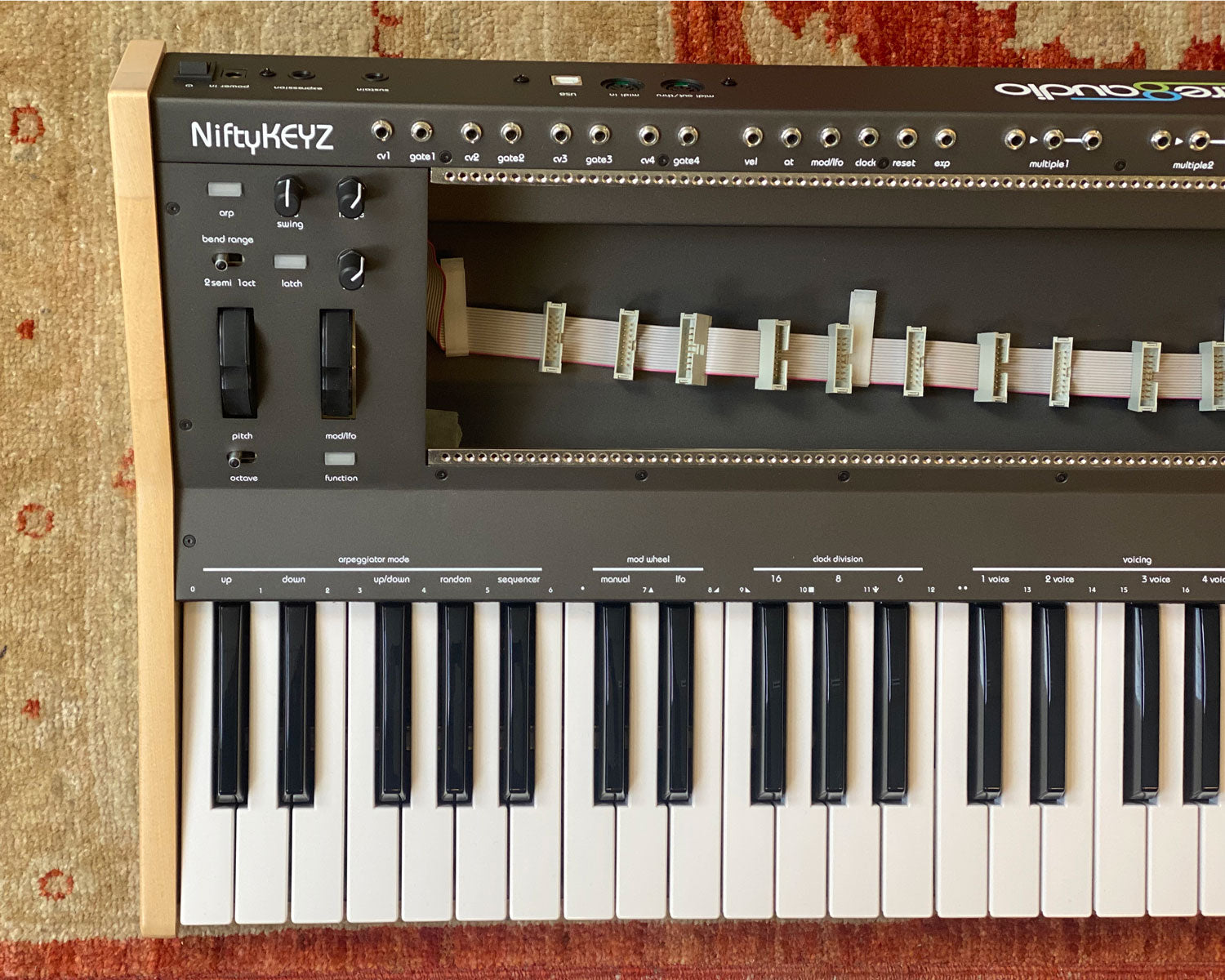 Cre8audio NiftyKEYZ 49-Key Eurorack Keyboard - Modular Synth & MIDI Controller Hybrid