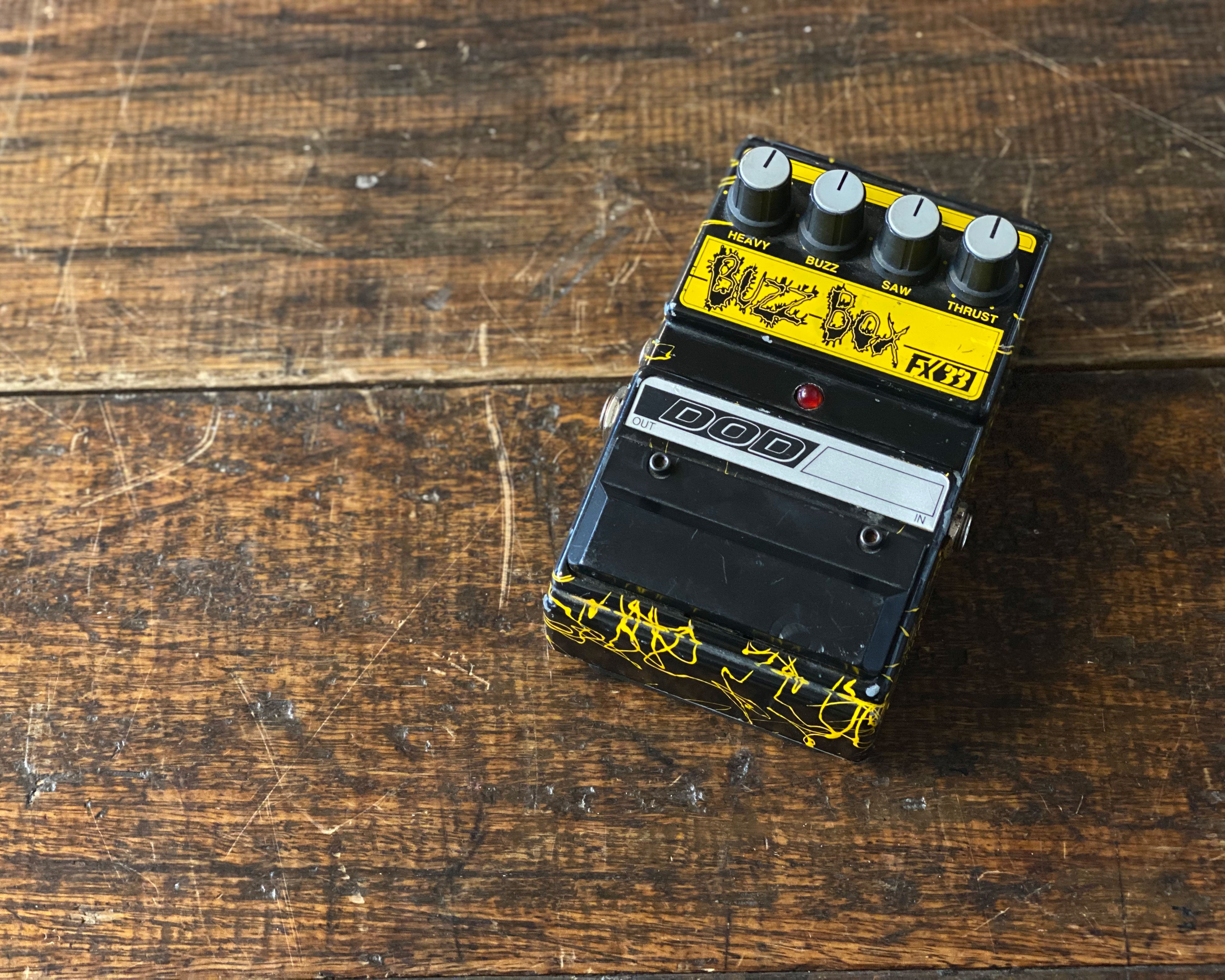 【激レア迷品】DOD / FX33 Buzz Box DOD FX33 BUZZ BOX Pedal - OMFG!!@#$% - YouTube