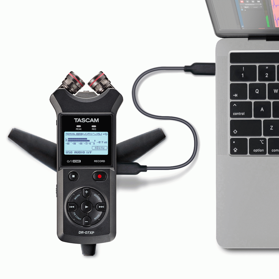 Tascam DR-07XP 2-Channel 32-Bit Float Handheld Recorder