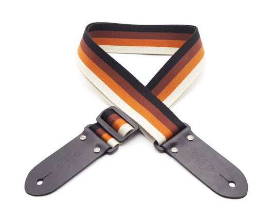 DSL 50 Stripe Mocha Guitar Strap