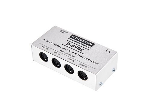 Kenton D-Sync Bi-Directional MIDI to DIN Sync Converter