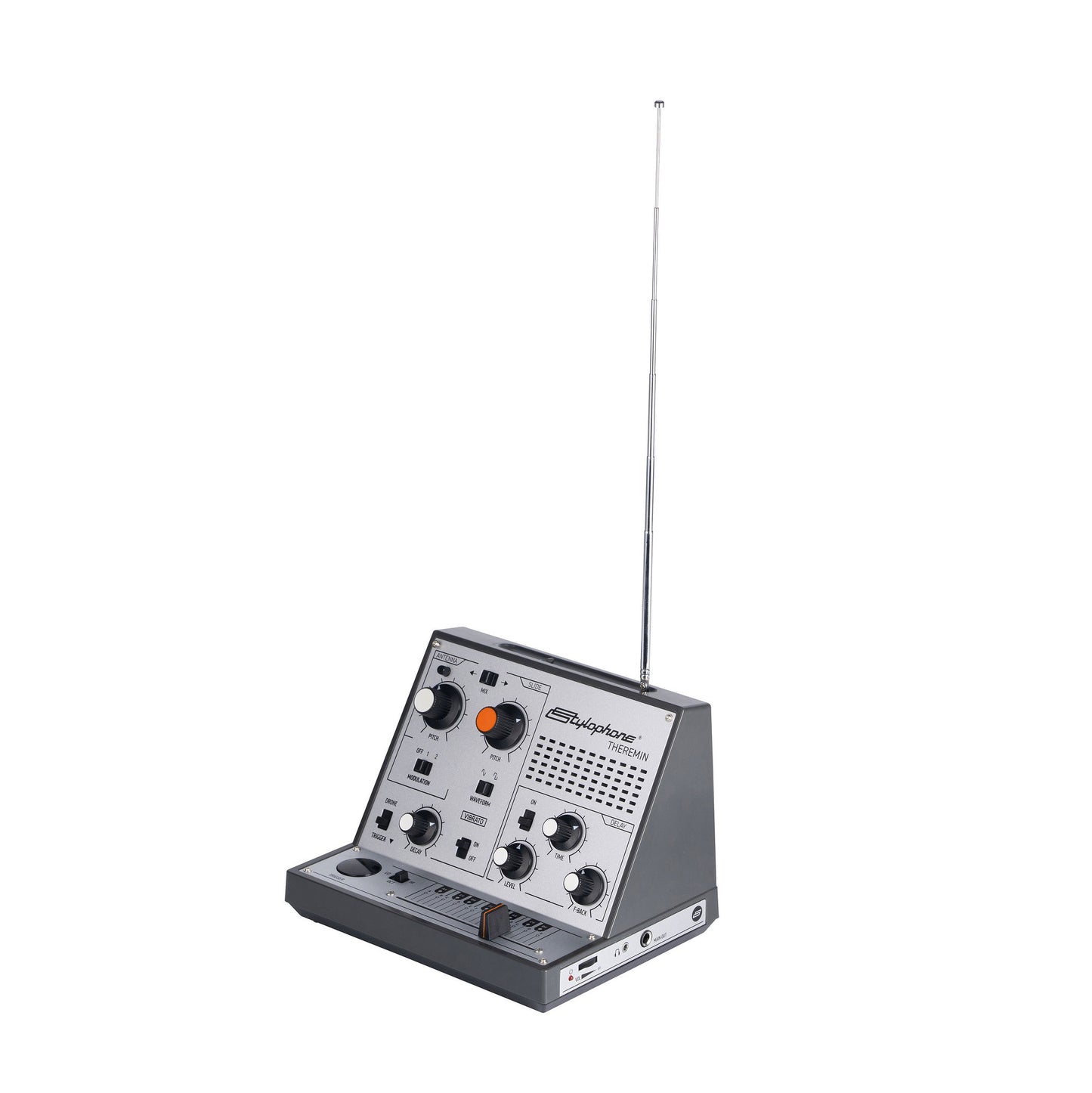 Dübreq Stylophone Theremin Portable Touch Sensitive Synthesizer