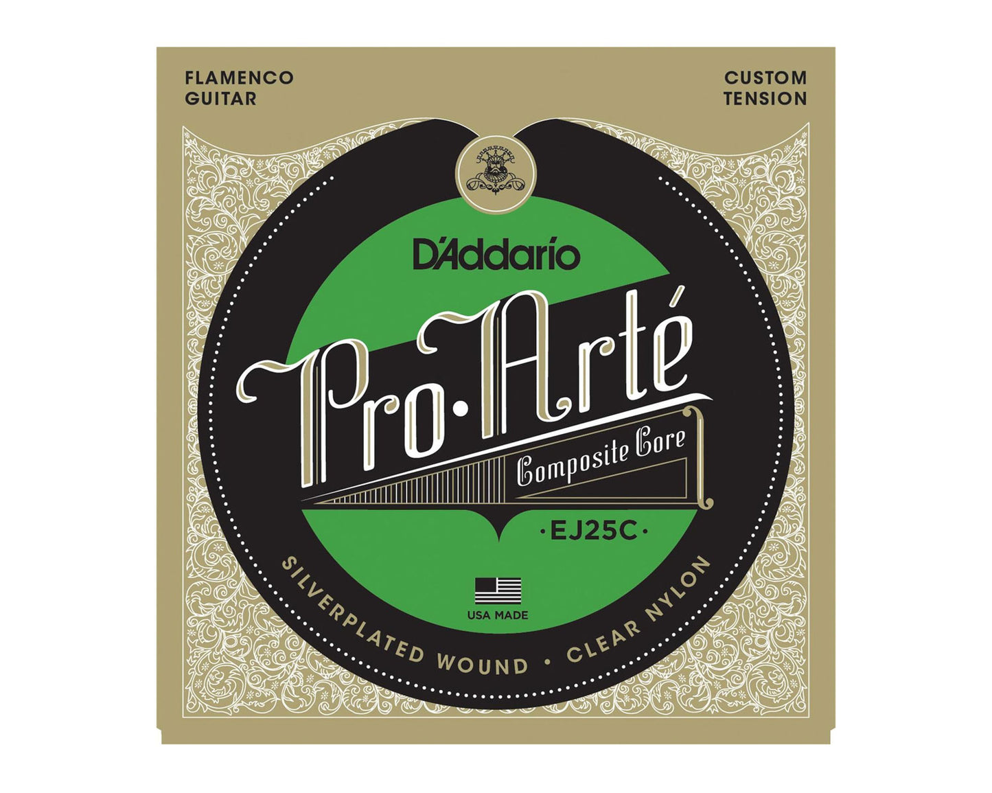 D'Addario EJ25C Pro-Arte Clear Nylon Composite Flamenco Guitar Strings
