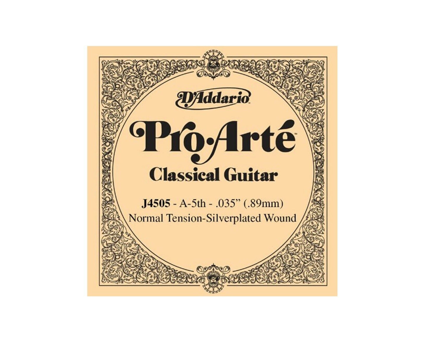 D'Addario J4505 Pro-Arte Nylon Classical Guitar Single String, Normal Tension, Fifth String