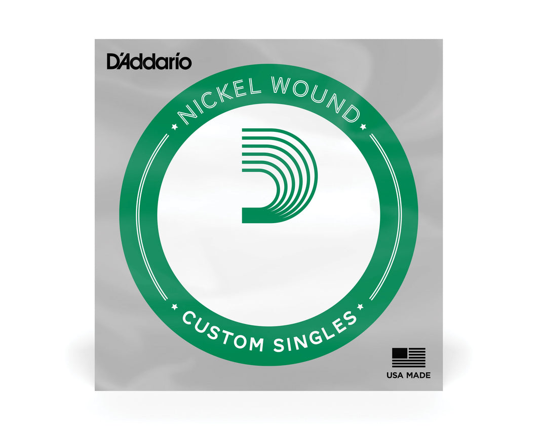 D'Addario NW068 Nickel Wound Electric Guitar Single String, .068
