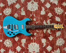 Load image into Gallery viewer, 1999 Danelectro Hodad - Blue Sparkle w/ Vibrato
