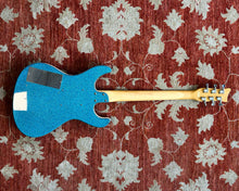 Load image into Gallery viewer, 1999 Danelectro Hodad - Blue Sparkle w/ Vibrato
