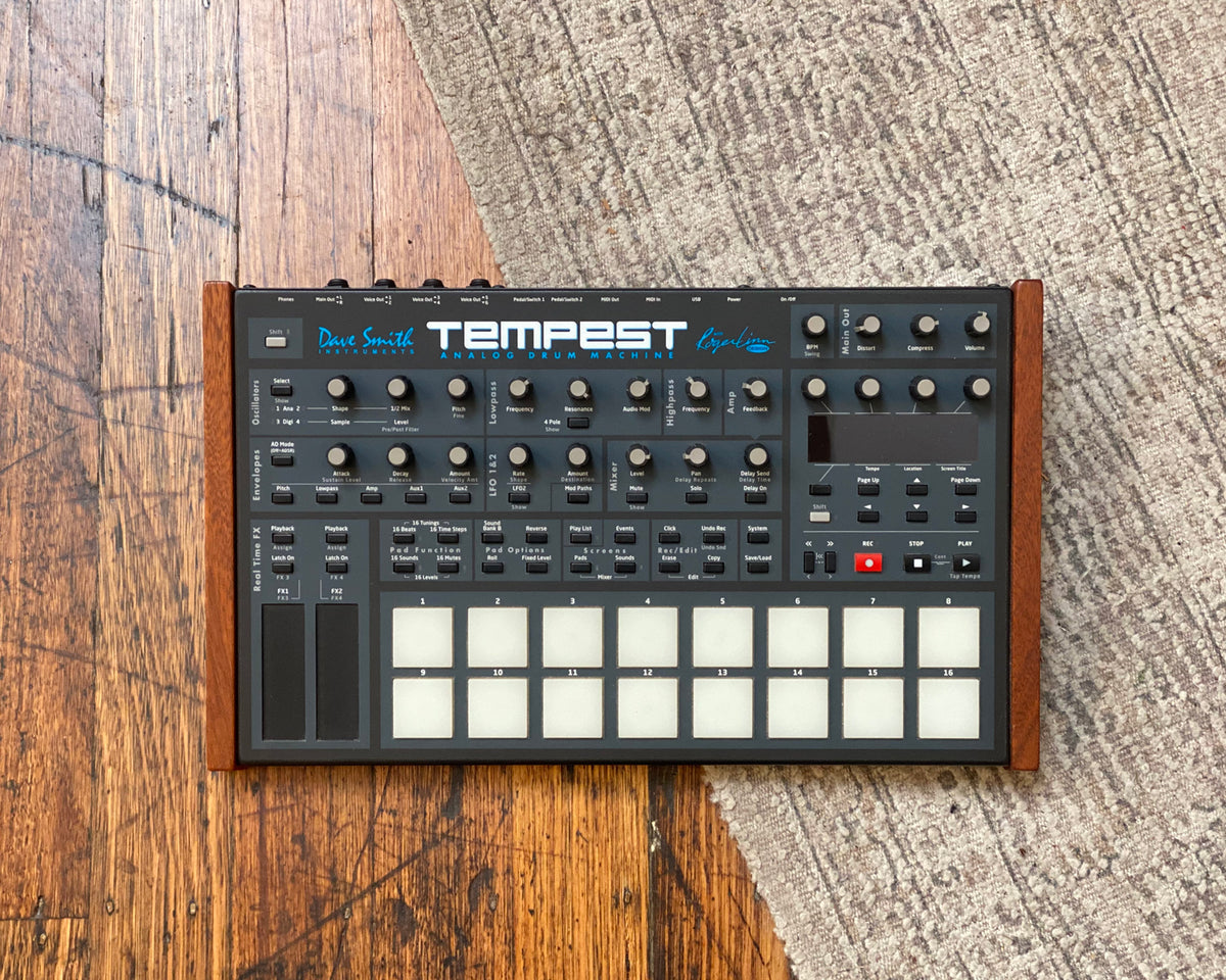 Dave Smith Instruments Tempest Analog Drum Machine – Found Sound
