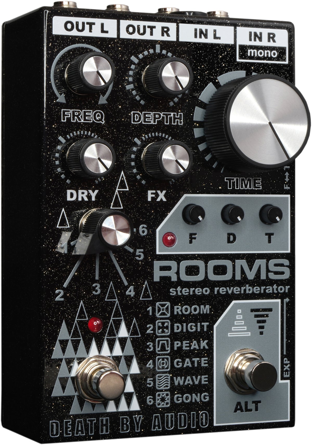 Death By Audio R O O M S Multi-Function Reverberating Pedal