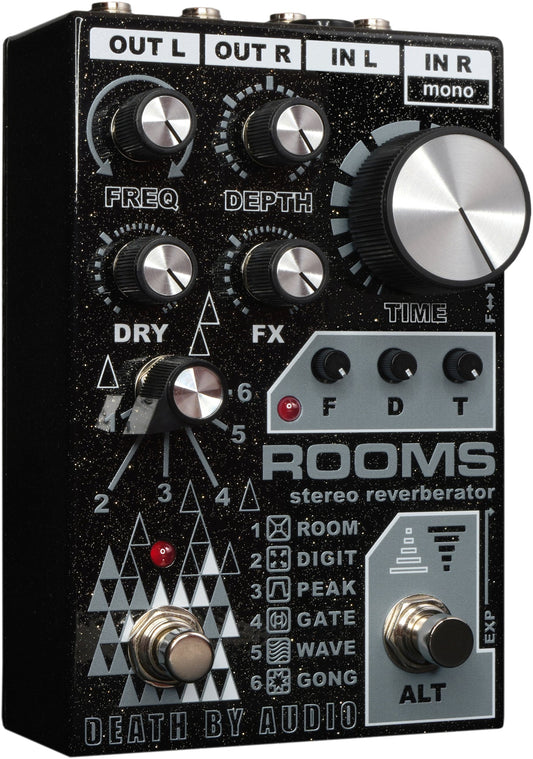 Death By Audio R O O M S Multi-Function Reverberating Pedal