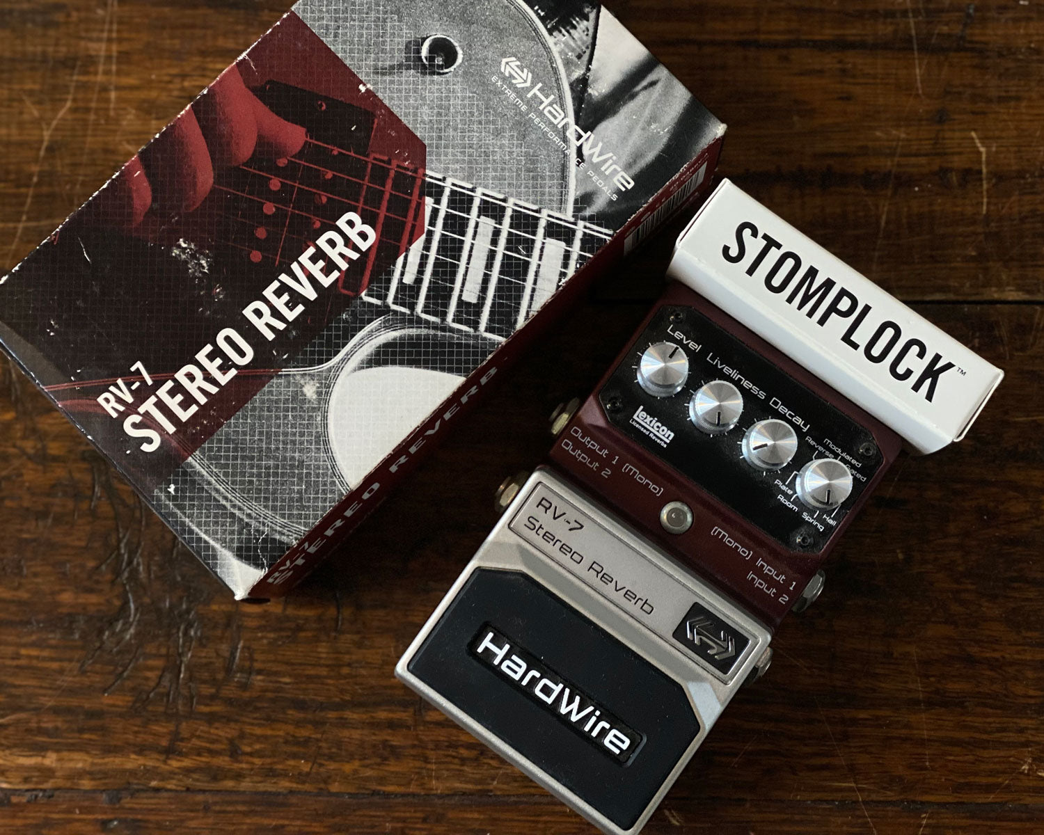 DigiTech  HARDWIRE RV-7 箱付き DigiTech HardWire RV-7 Stereo Reverb Pe dal | MUSIC STORE