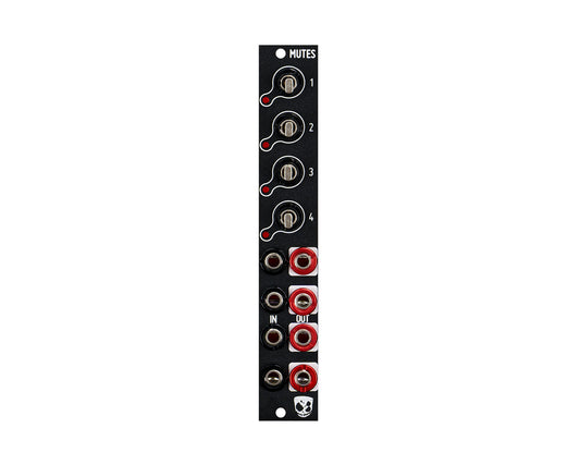 Befaco DivKid Mutes mk2 DiY Kit 3U with Alternate 1U Panel