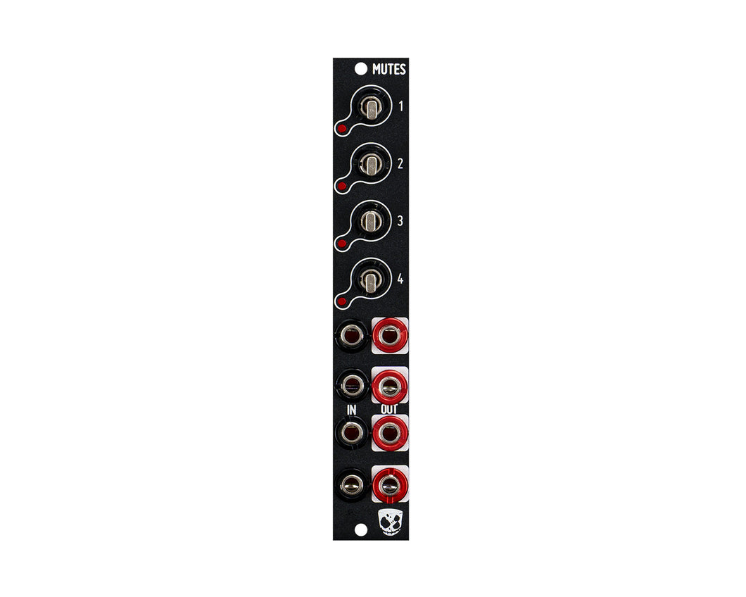 DivKid Mutes mk2 DiY Kit 3U with Alternate 1U Panel