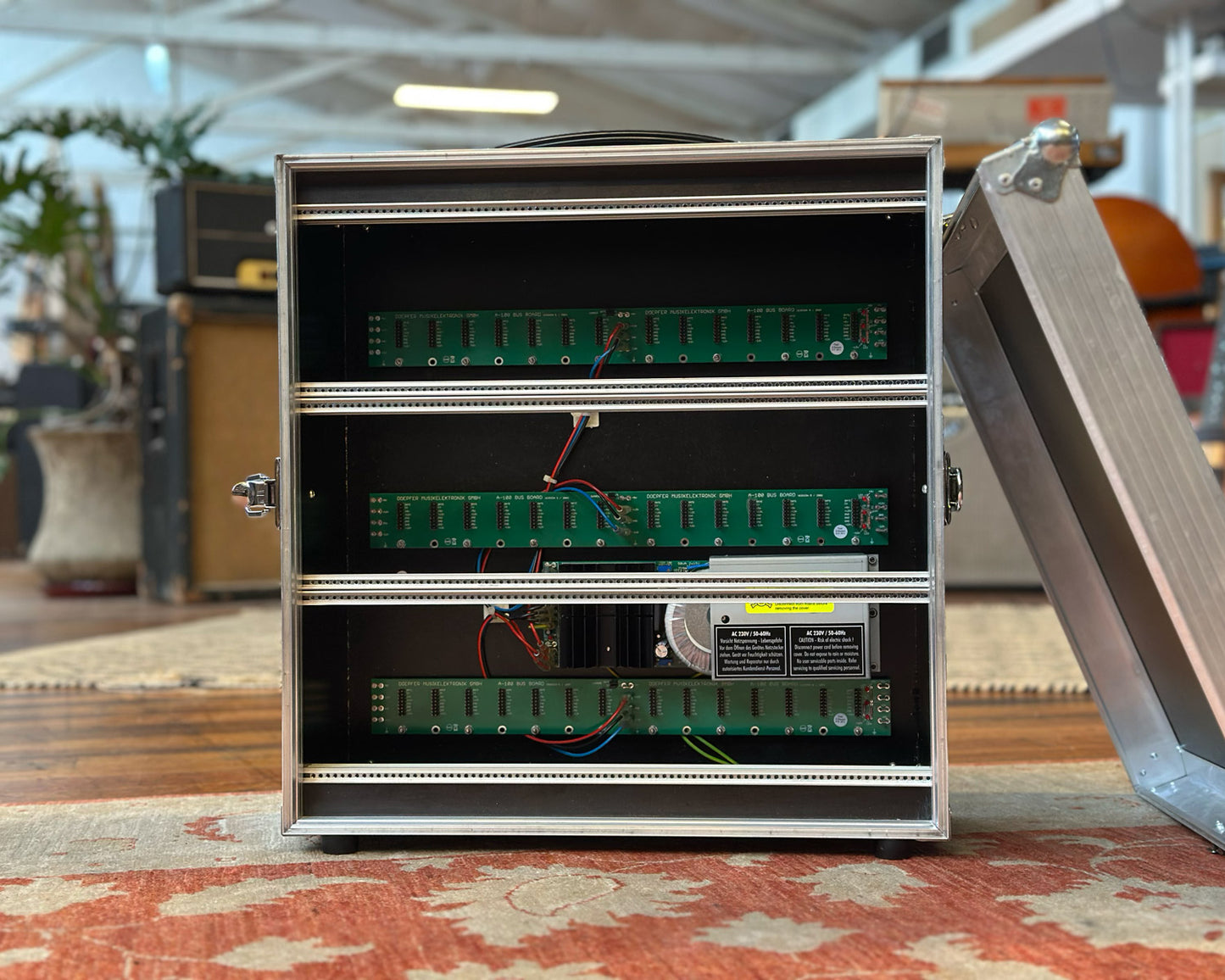 Doepfer A-100P9sw Suitcase 3x3U with PSU2 (with Labels removed)