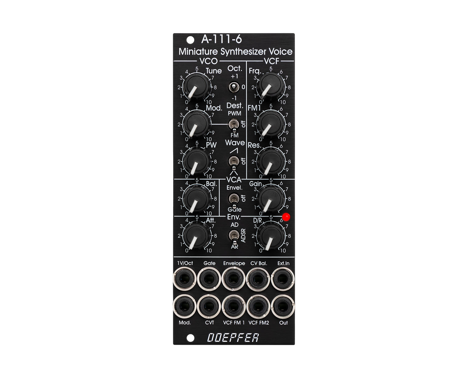 Doepfer A-111-6V モジュラーシンセ　ユーロラック　dtm daw Doepfer A-111-6 Miniature Analog Synthesizer Overview - Gateway To
