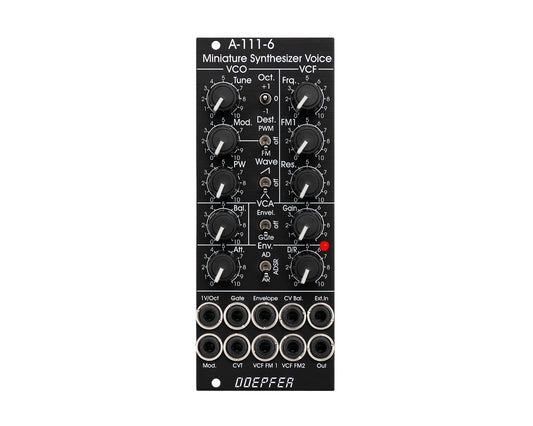 Doepfer A-111-6v Miniature Synthesizer Slim Line Eurorack Module