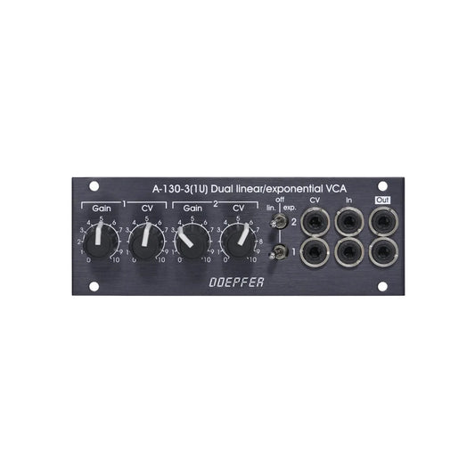 Doepfer A-130-3v 1U Dual lin/log VCA Vintage