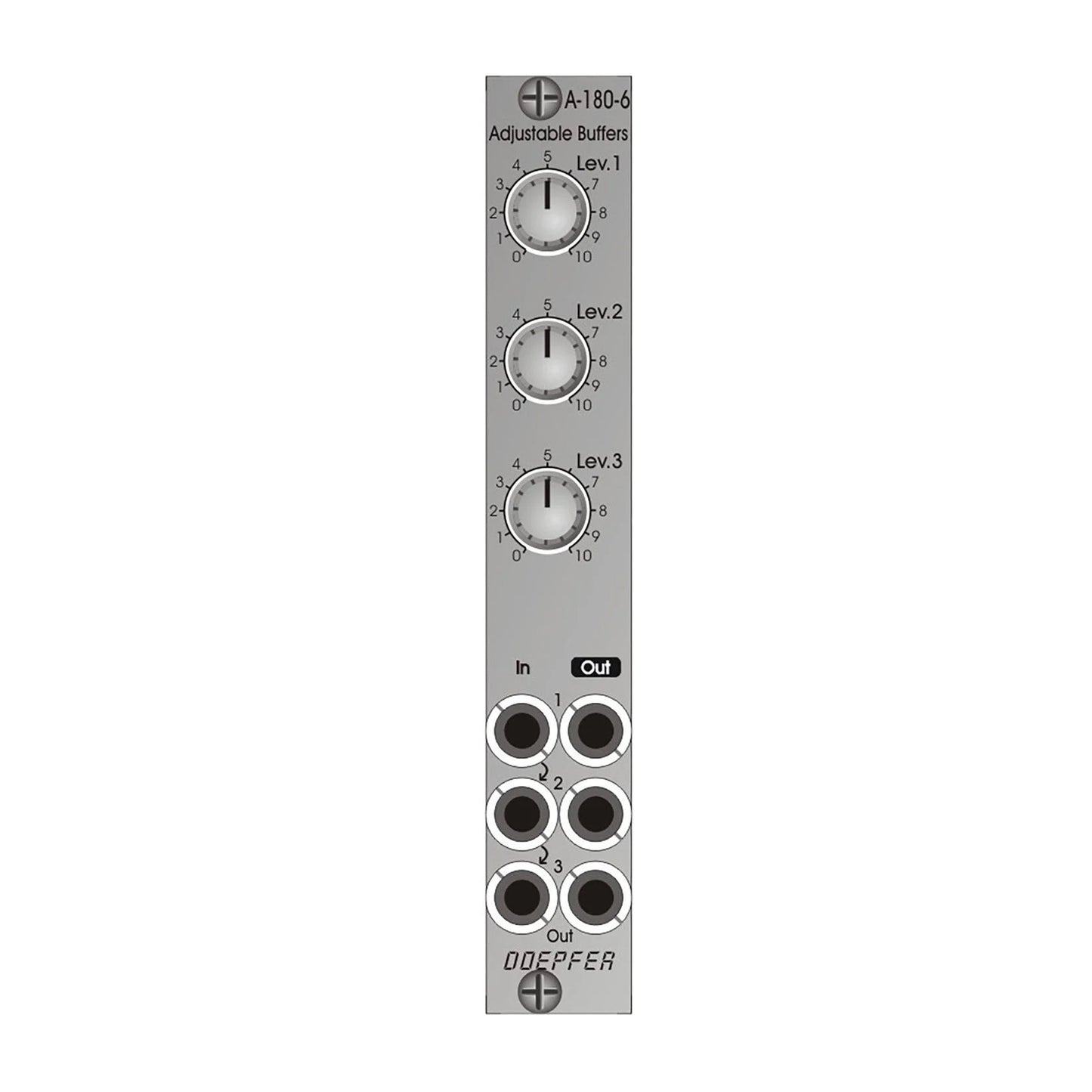 Doepfer A-180-6 Triple Adjustable Buffer/CV Source