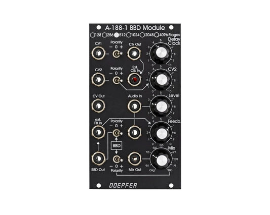 Doepfer A-188-1Av Vintage Edition 512 Stage Bucket Brigade Delay Module