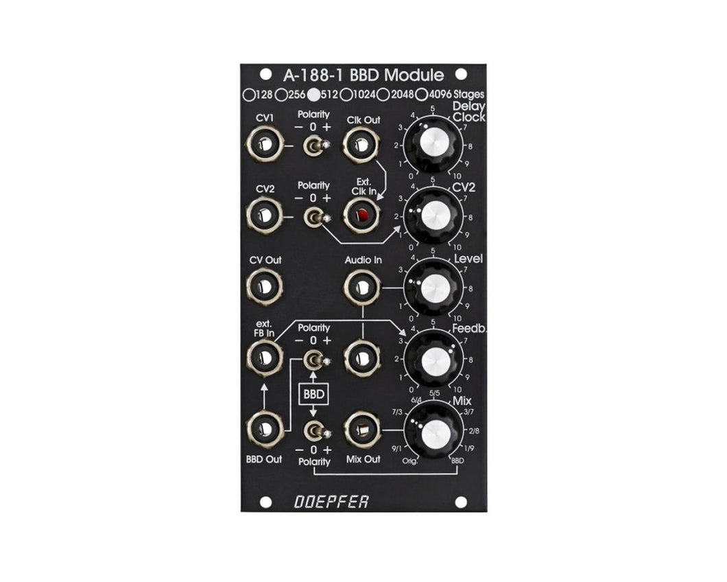 Doepfer A-188-1Av Vintage Edition 512 Stage Bucket Brigade Delay Module