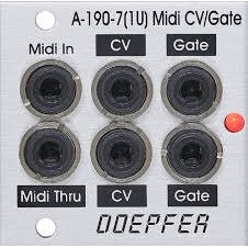 Doepfer A-190-7 1U Micro Midi CV/Gate Interface