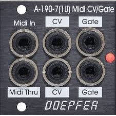 Doepfer A-190-7v 1U Micro Midi CV/Gate Interface Vintage Edition