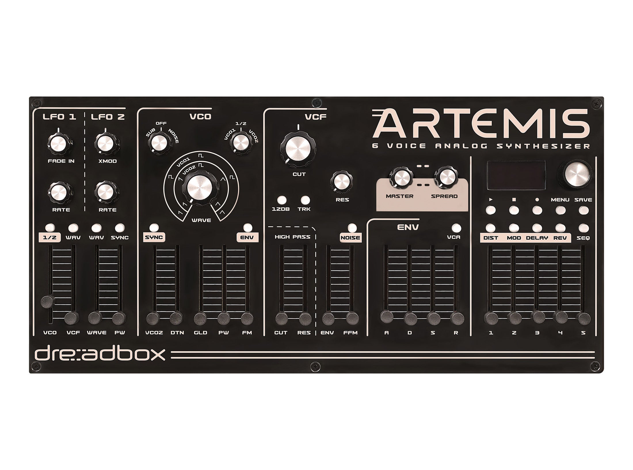 Dreadbox Artemis 6-Voice Desktop Polyphonic Analog Synthesizer