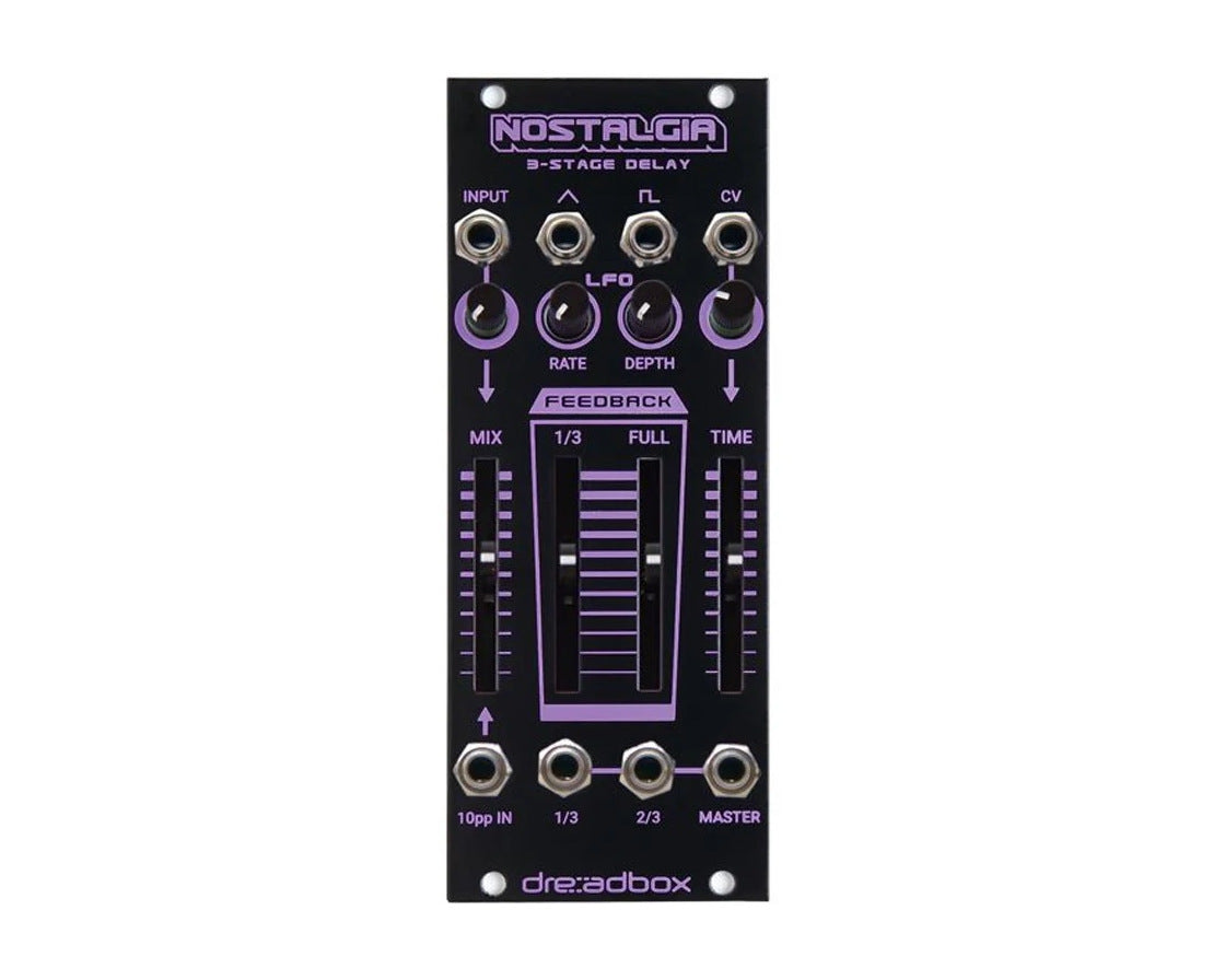 Dreadbox Nostalgia Blacklight 3 Stage Hybrid Delay