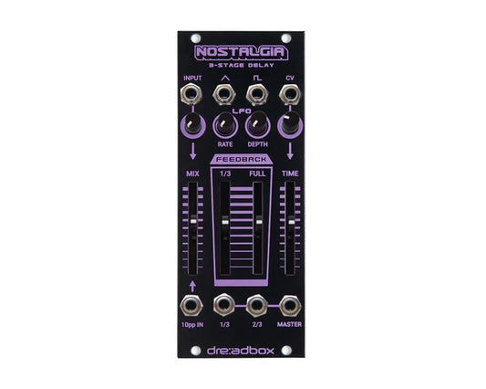 Dreadbox Nostalgia Blacklight 3 Stage Hybrid Delay